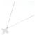 Autre Marque Collana a fiore in platino e diamanti Argento - vista 2