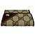 Monedero de cuero Gucci Castaño - vista 4
