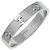 Cartier Love Ring Pt950 Ringgröße 52 Silber
