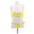 Conjunto de dos piezas Set Sidway amarillo