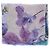 Faliero Sarti Blauer Schal mit Vogelprint