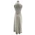 Autre Marque Vestido blanco con botones - vista 2