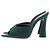 Saint Laurent Sandali con tacco in seta "Suite" Verde - vista 3