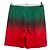 Pantaloncini Puma Verdi e Rossi Verde - vista 2