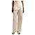 Autre Marque Pantalon plissé en coton blanc - taille UK 6