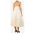 Anine Bing Vestido de verano de algodón blanco - talla S - vista 2