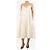 Anine Bing Vestido de verano de algodón blanco - talla S - vista 3