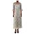 Céline Blaues Midi-Kleid mit Blumenmuster - Größe UK 6