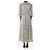 Céline Blaues Midi-Kleid mit Blumenmuster - Größe UK 6 - Ansicht 2