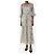 Céline Blaues Midi-Kleid mit Blumenmuster - Größe UK 6 - Ansicht 3