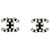 Chanel Orecchini Black Coco Mark 04A con strass Nero