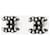 Chanel Orecchini Black Coco Mark 04A con strass Nero - vista 3