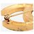 Chanel Spilla 174 Coco Mark in oro con strass D'oro - vista 3