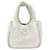 Prada Triangle Logo gesteppte Mini-Handtasche Weiß