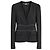 Blazer con ribete de perlas Alexander McQueen Otoño 2013 Negro