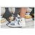 Autre Marque Baron Papillon Sneakers Alte in Pelle Bianca e Blu Bianco - vista 11