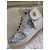 Autre Marque Baron Papillon Sneakers Alte in Pelle Bianca e Blu Bianco - vista 4
