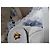 Autre Marque Baron Papillon Sneakers Alte in Pelle Bianca e Blu Bianco - vista 5