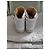 Autre Marque Baron Papillon Sneakers Alte in Pelle Bianca e Blu Bianco - vista 7