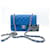 Timeless Chanel Classic Flap Mini Rectangular Cordero Azul Gold hardware - vista 4