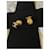 Chanel CC Logo Perlen-Clip-Ohrringe Golden  - Ansicht 7
