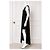Acne Studios Ordelia Asymmetrisches Maxikleid - Schwarz - Ansicht 3