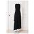 Acne Studios Ordelia Asymmetrisches Maxikleid - Schwarz - Ansicht 4