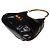 Autre Marque Talbots Borsa a tracolla in pelle vernice nera con manico in bambù Nero - vista 5