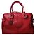 Borsa a mano Longchamp in pelle rossa Rosso
