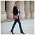 Bolsa de ombro em couro burgundy com tachas Lanvin Bordeaux - vista 2