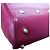 Bolsa de ombro em couro burgundy com tachas Lanvin Bordeaux - vista 6