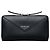 Balenciaga Black Leather Zip Around Wallet