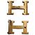 Hermès H-Schnalle Goldfarben Golden
