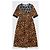 Blumarine (Blugirl) Kleid Neu! Größe 38 IT Schwarz Leopardenprint - Ansicht 2