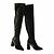 Bottes cuissardes en velours vert pour femme Miss Sixty