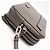Clutch in pelle Saffiano Prada Grigio - vista 11