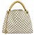 Borsa Tote Louis Vuitton Damier Azur Artsy MM Bianco