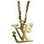 Collana da uomo Louis Vuitton con pendente D'oro - vista 2