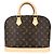 Borsa Louis Vuitton Alma PM Marrone - vista 2