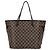 Borsa Tote Louis Vuitton Neverfull MM Marrone - vista 2