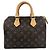Borsa Boston Mini Monogram Speedy 25 da donna Louis Vuitton Marrone