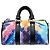 Mini borsa Keepall XS Monogram Sunset da uomo Louis Vuitton Nero Multicolore