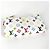 Portachiavi Monogram Louis Vuitton Bianco Multicolore D'oro - vista 3