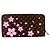 Cartera larga para mujer Louis Vuitton - LV x TM Zippy Cherry Blossom Castaño Rosa - vista 2