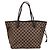 Borsa Tote Louis Vuitton Neverfull MM Marrone Damier ebene - vista 2