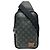 Bolsa tiracolo Monogram Record Avenue masculina Louis Vuitton Preto Verde