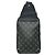 Bolsa tiracolo Monogram Record Avenue masculina Louis Vuitton Preto Verde - vista 2