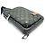Bolsa tiracolo Monogram Record Avenue masculina Louis Vuitton Preto Verde - vista 3