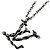 Collana vintage Louis Vuitton in argento con pendente a forma di serpente