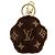 Portachiavi Louis Vuitton Marrone - vista 2